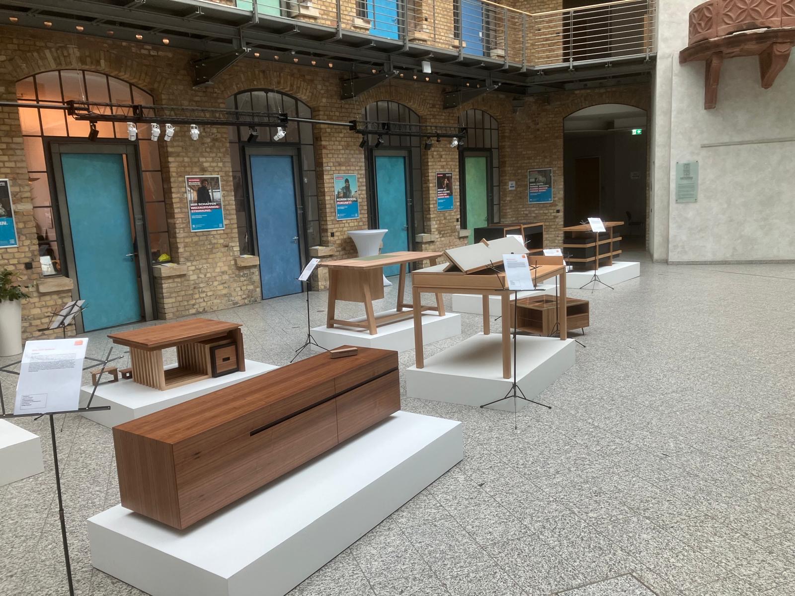 Die Gesellenstücke, die für den Wettbewerb "Die gute Form 2025" angemeldet wurden