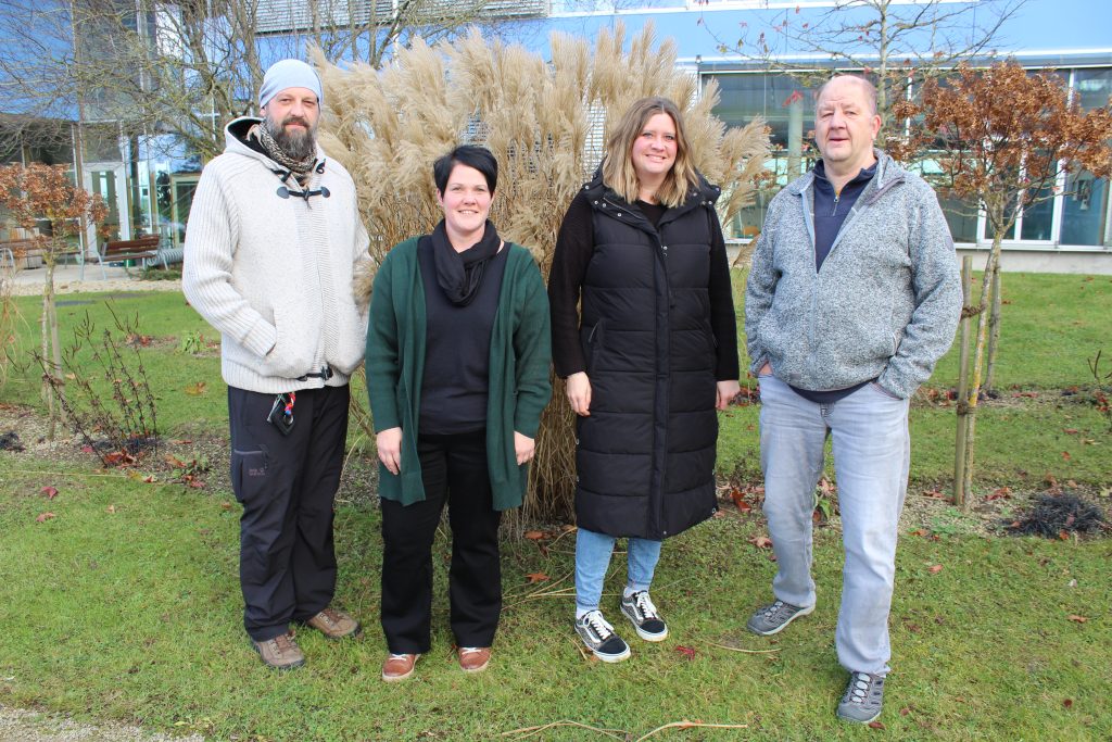 v.l. Robert Heinz, Marion Hagen, Kathrin Newen und Thomas Kanty
