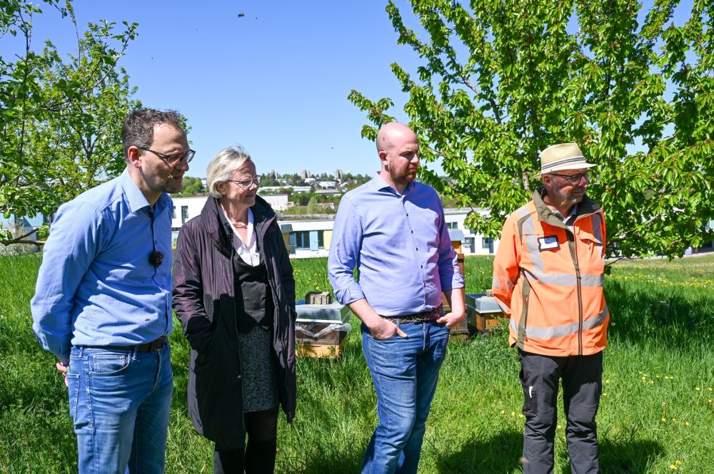 v.l. A. Lenz, Dr. A. Stumpe, Y. Zender, N. Schackmann