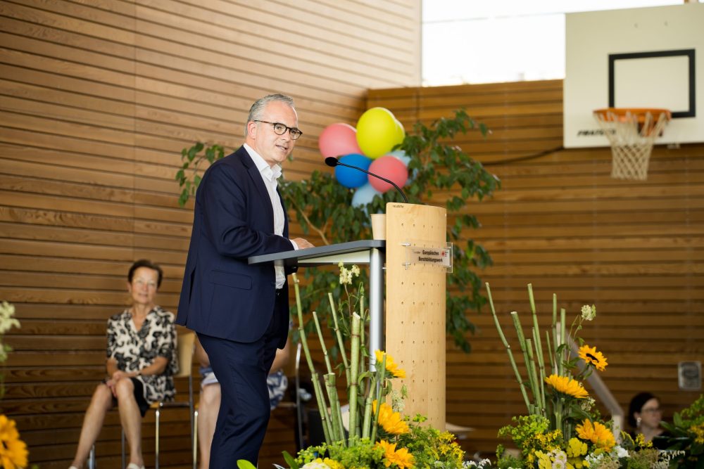 Herr Gonzalez bei seinem Grußwort