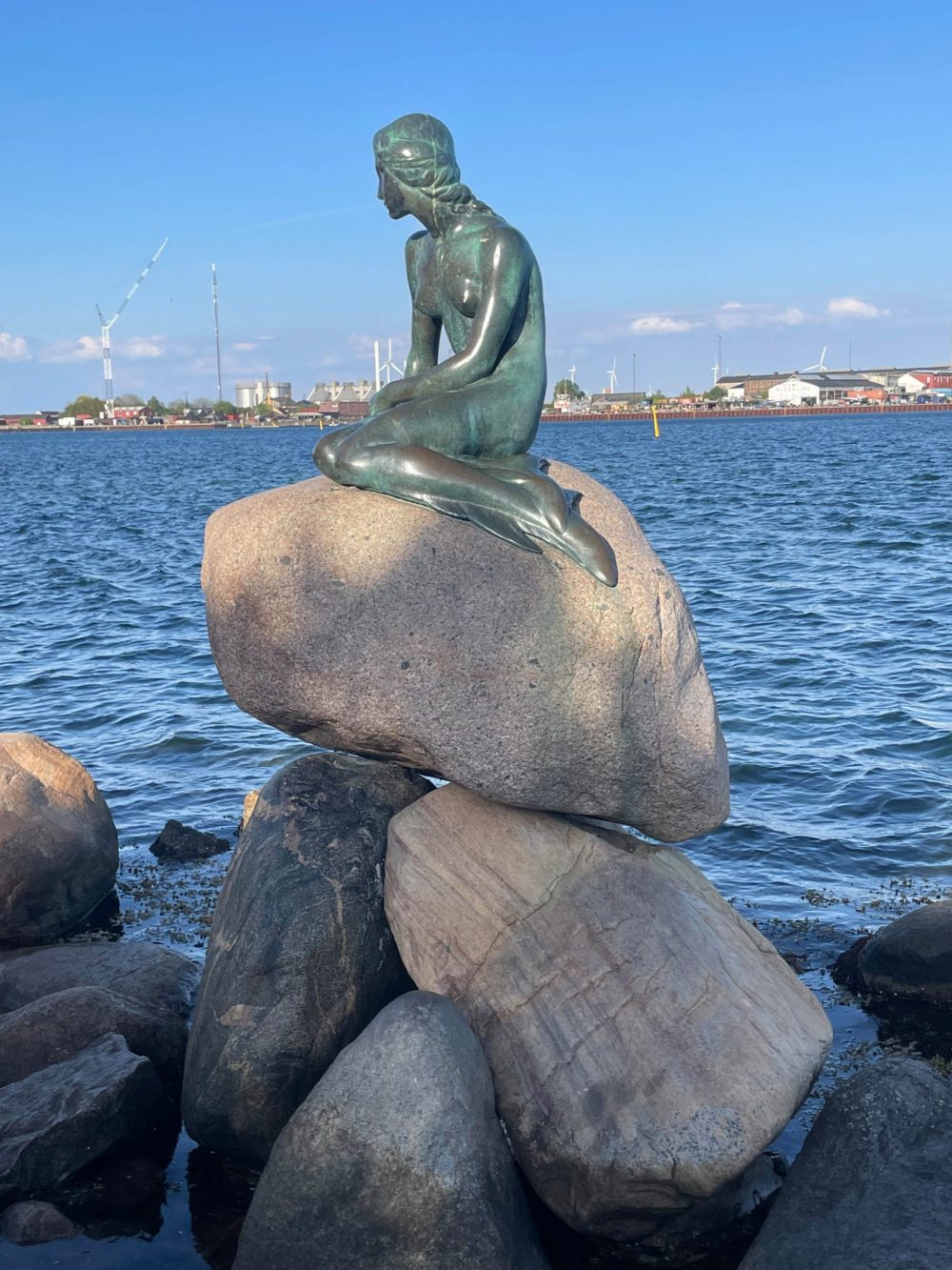 Die berühmte "Kleine Meerjungfrau" in Kopenhagen