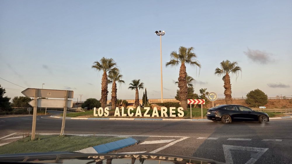 Schriftzug "Los Alcázares"