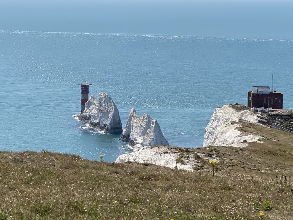 Die Needles, das Wahrzeichen der Isle of Wight