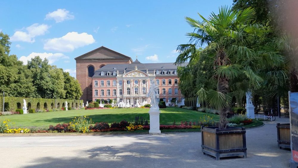 der Palastgarten vor dem Kurfürstlichen Palais in Trier
