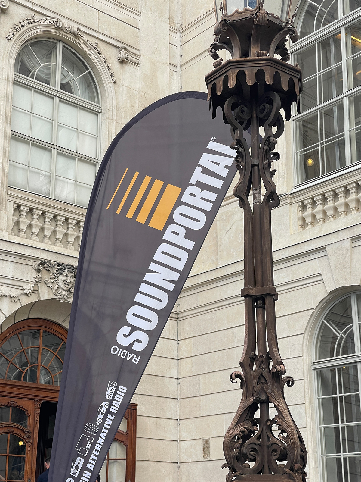 Der Eingangsbereich von Radio Soundportal