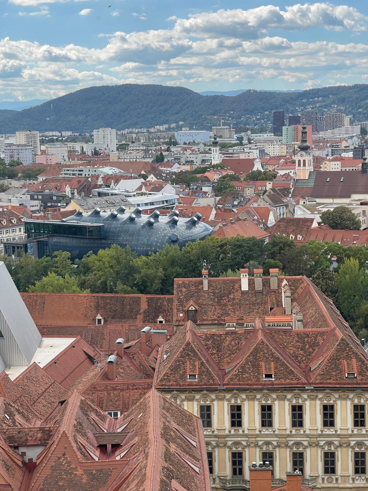 Blick über die Dächer von Graz