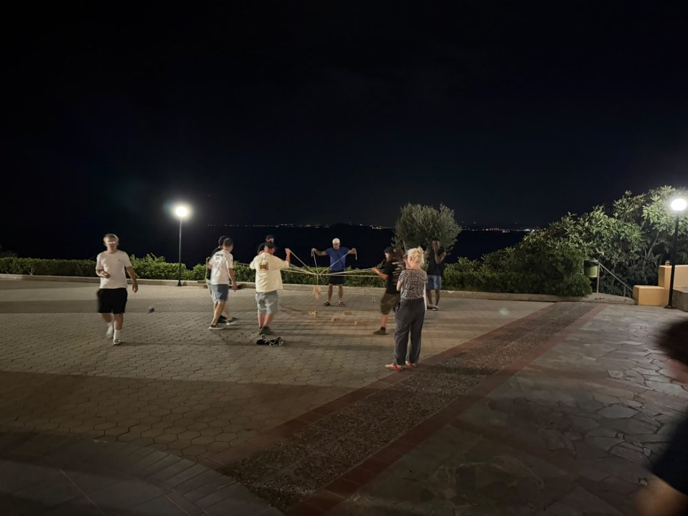 Teambuildingspiele am Abend