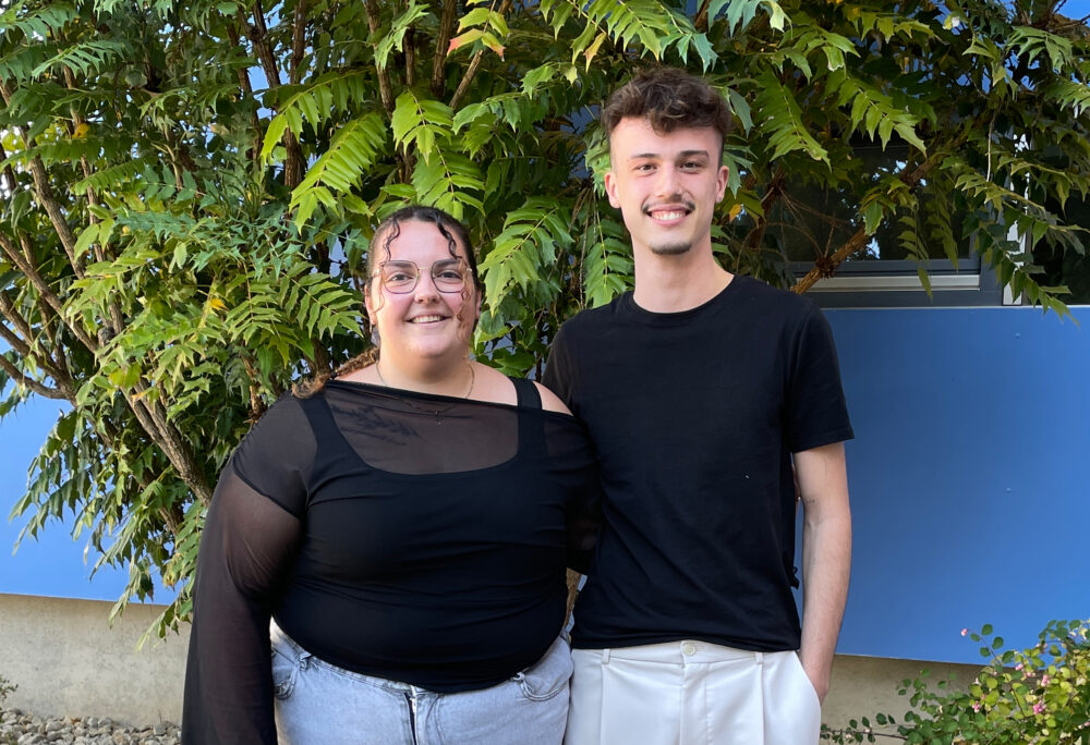 unsere Schülervertretung Emily und Elias