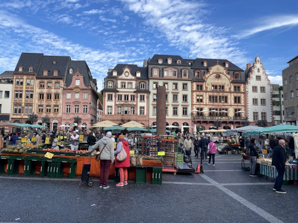Der Marktplatz in Mainz